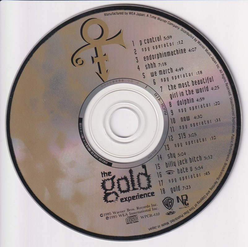 The Artist (Formerly Known As Prince) – The Gold Experience (Japan)