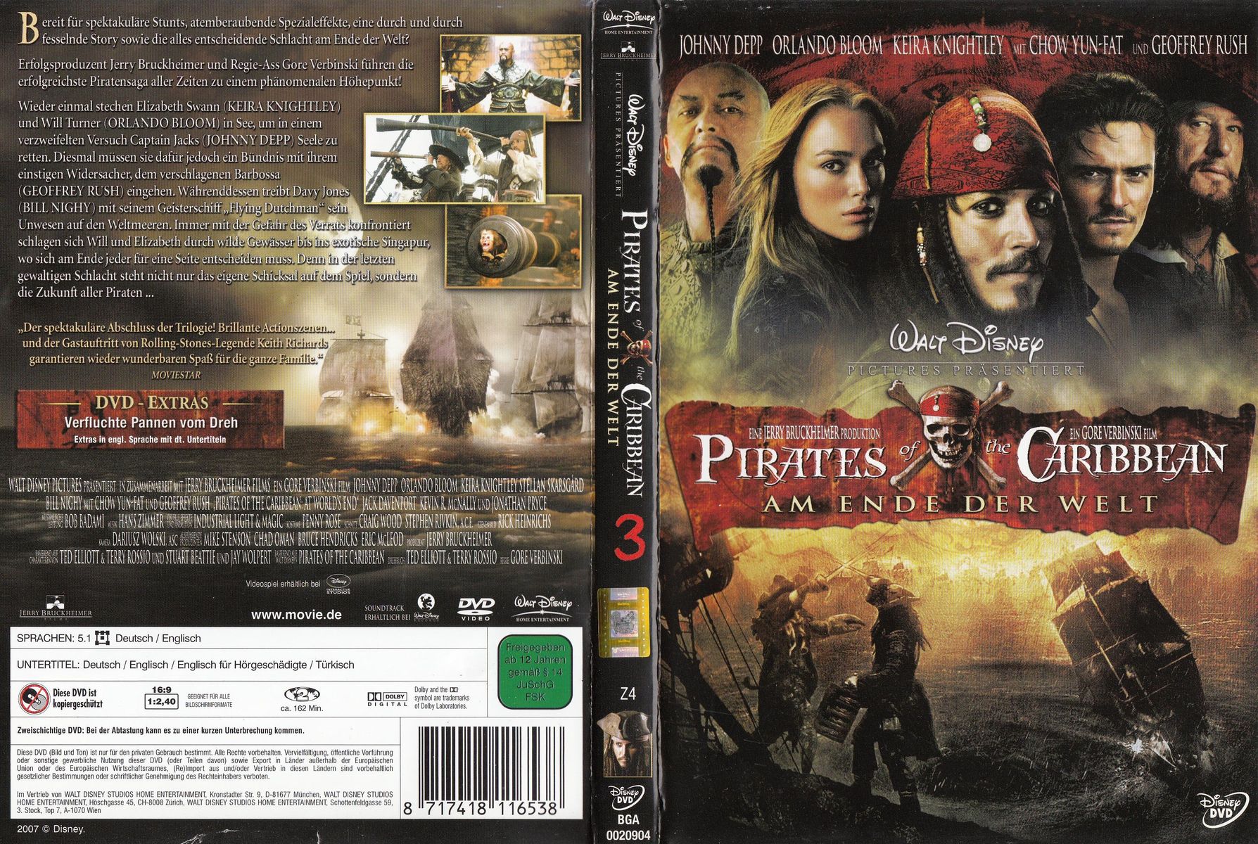 Pirates Of The Caribbean - Am Ende der Welt (DVD)