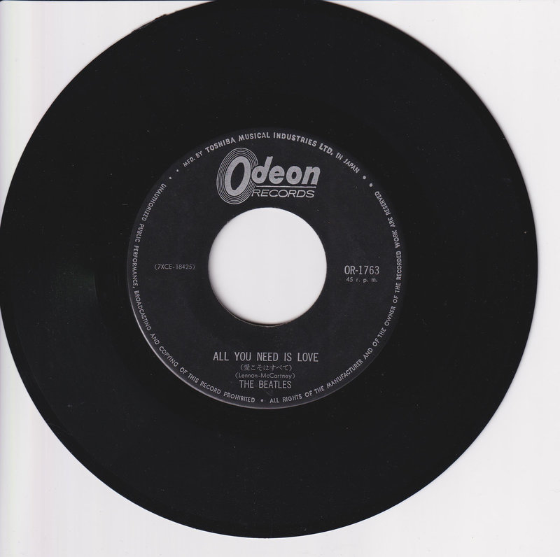 The Beatles - All You Need Is Love (Japan)