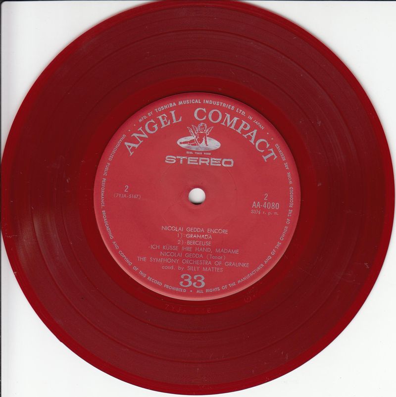 Nicolai Gedda - Encore (Red Vinyl) (Japan)