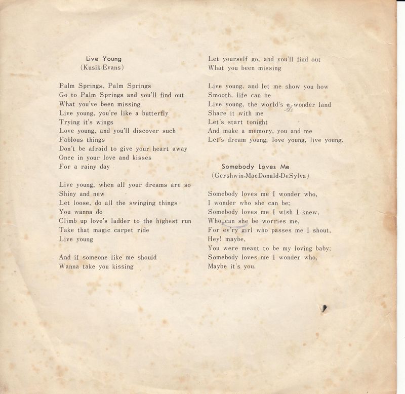 Troy Donahue - Live Young (Japan)