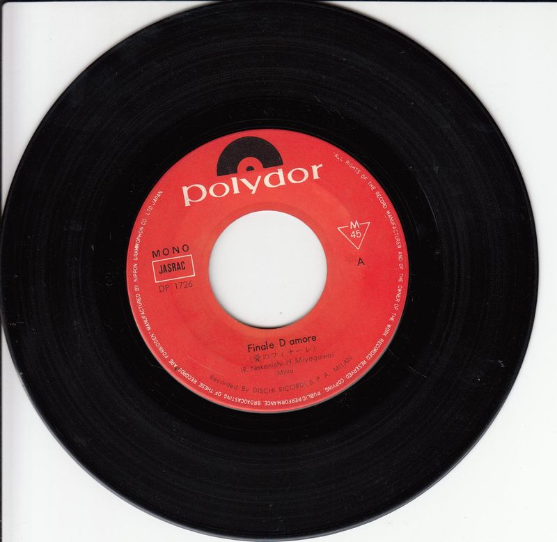 Milva - Finale D'Amore (Japan)