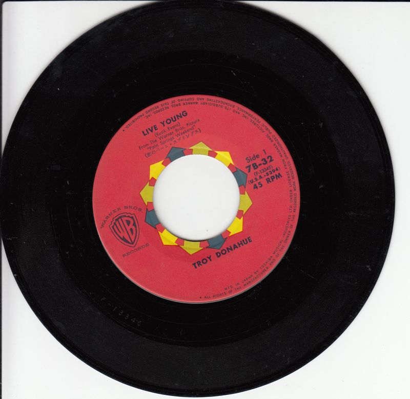 Troy Donahue - Live Young (Japan)