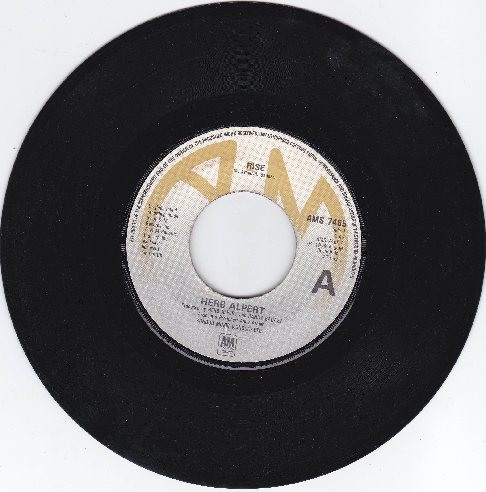 Herb Alpert - Rise (UK)