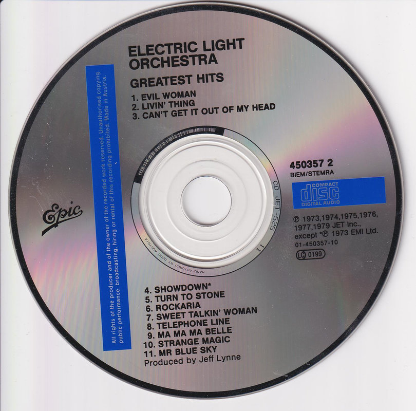 Electric Light Orchestra - ELO's Greatest Hits (Österreich)