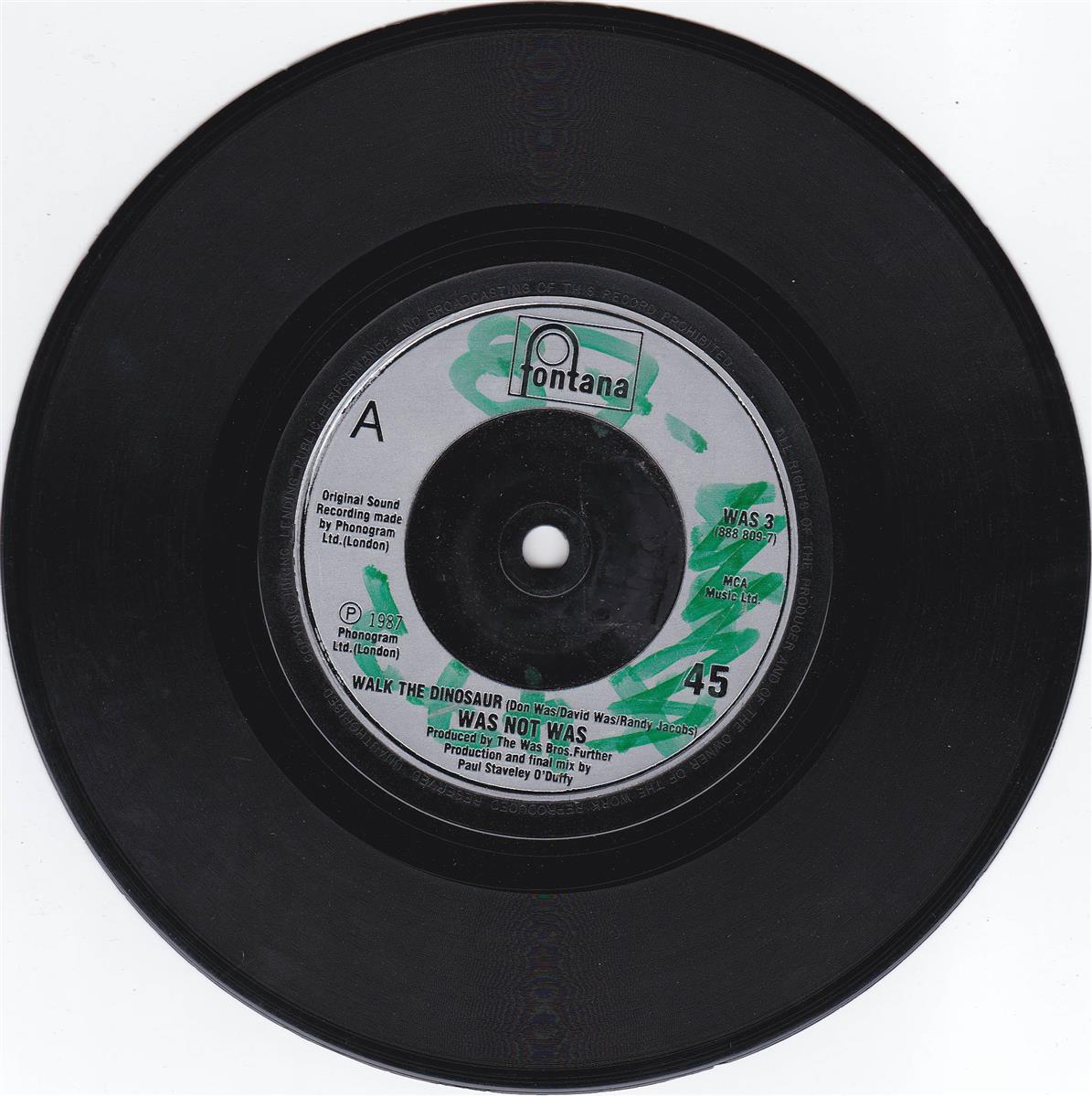 Was (Not Was) - Walk The Dinosaur (UK)