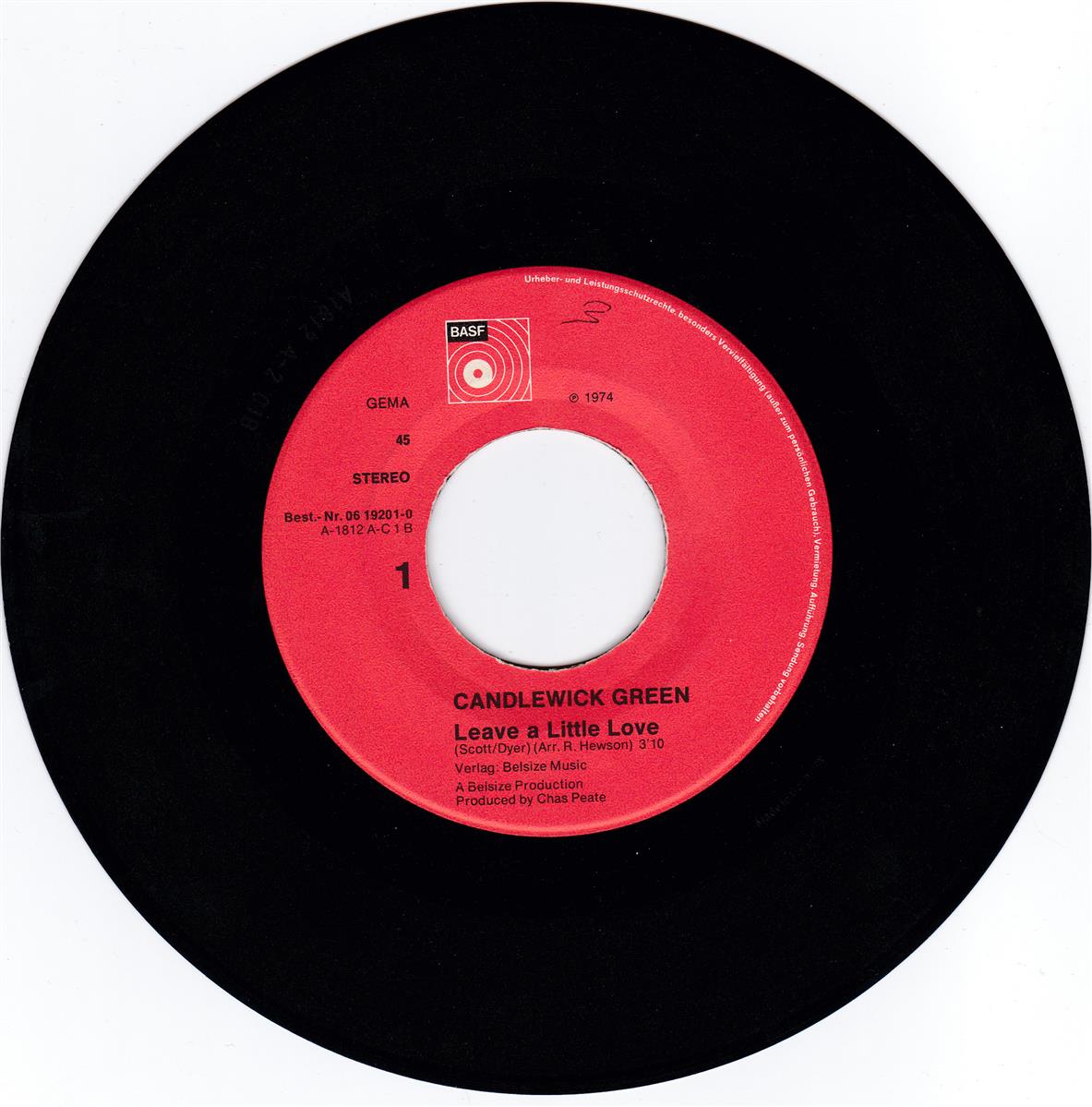 Candlewick Green - Leave A Little Love