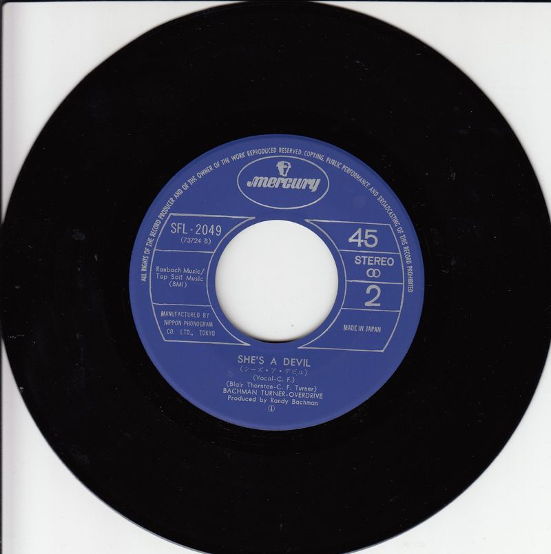 Bachman-Turner Overdrive - Down To The Line (Japan)