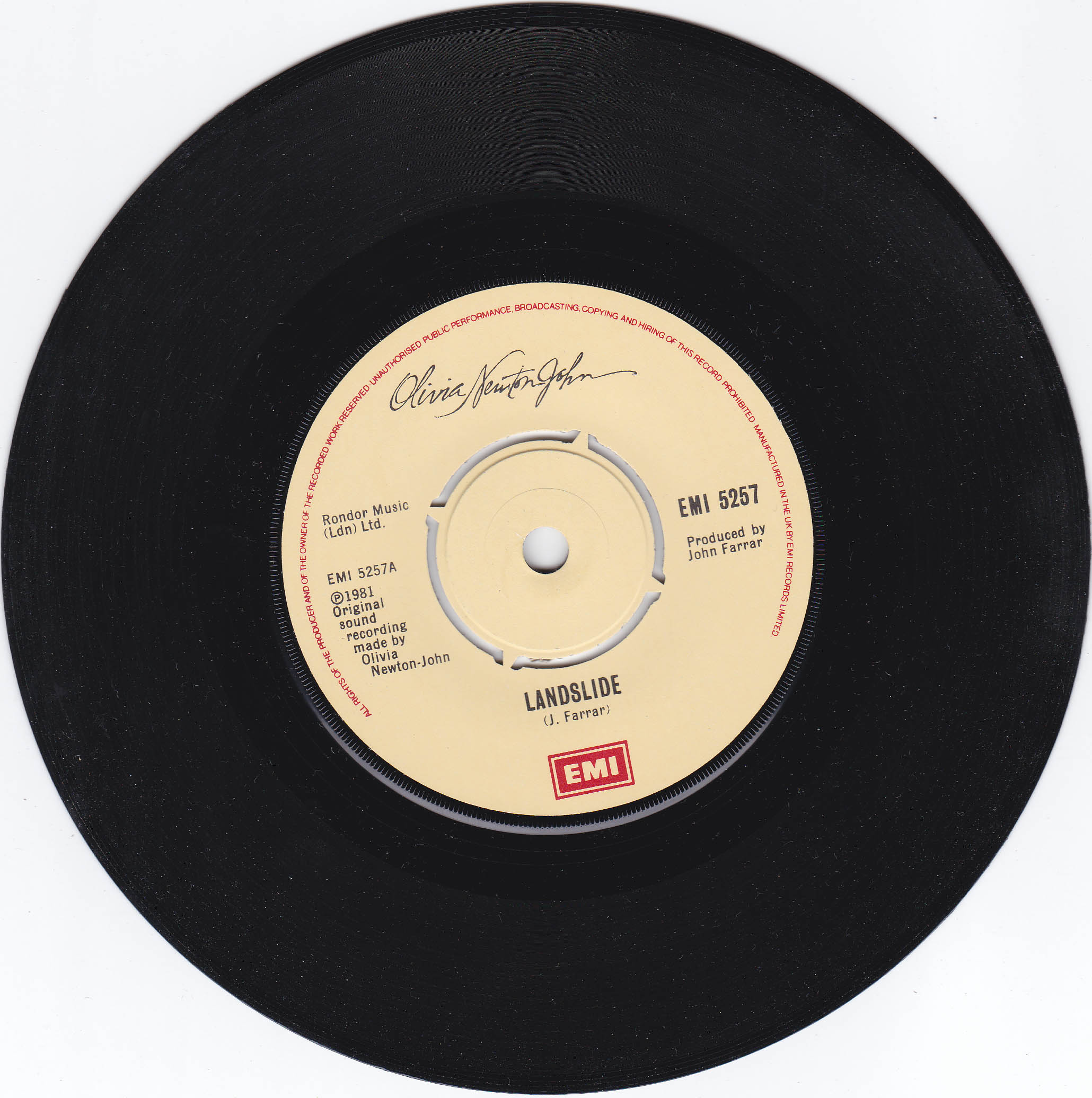 Olivia Newton-John - Landslide (UK)