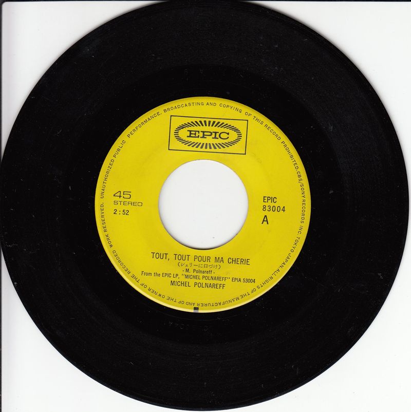 Michel Polnareff - Tout Tout Pour Ma Cherie (Japan)