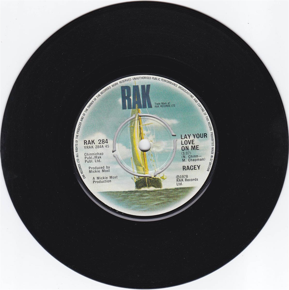 Racey - Lay Your Love On Me (UK)