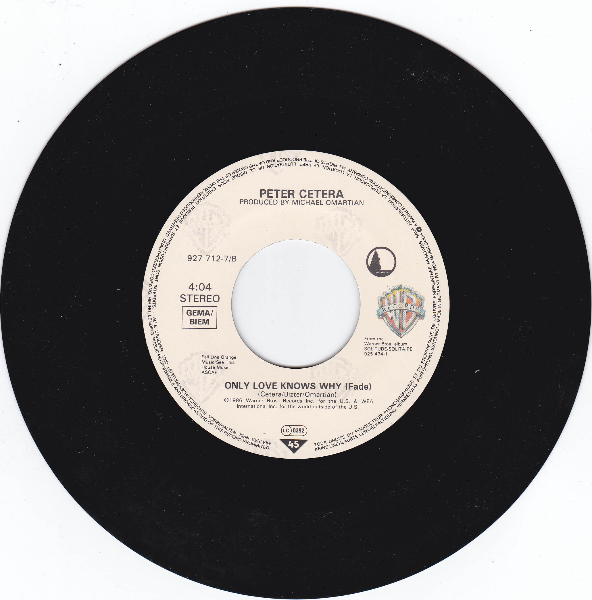 Peter Cetera - Best Of Times