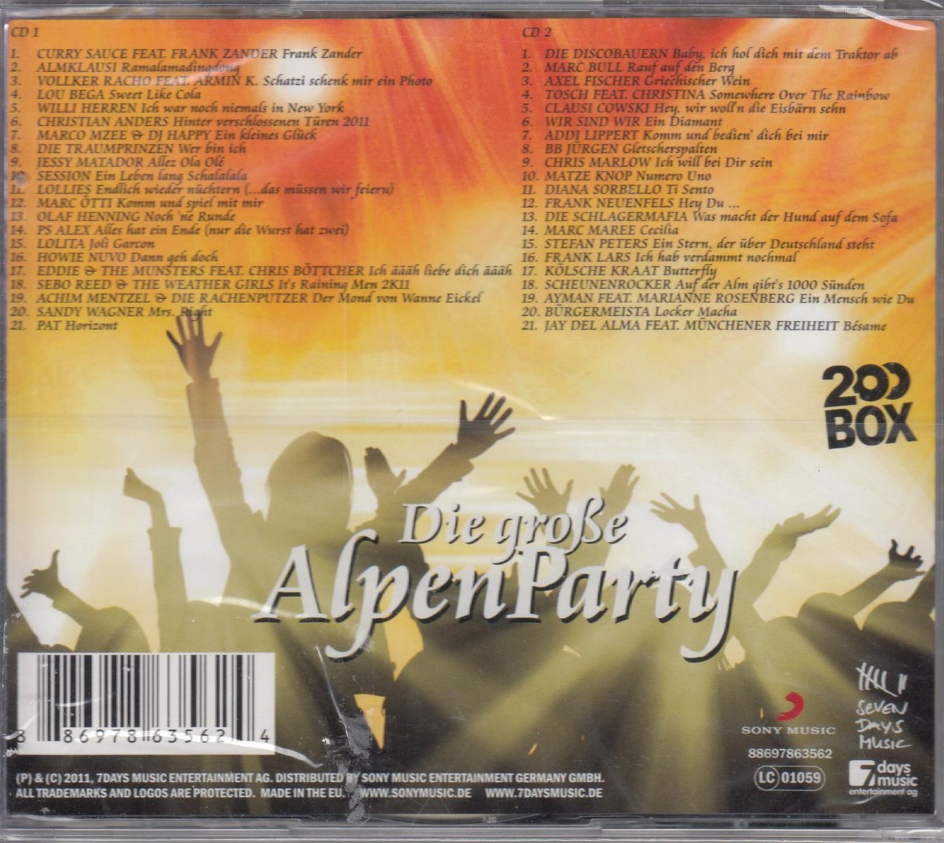 Various - Die große AlpenParty (2 CD)