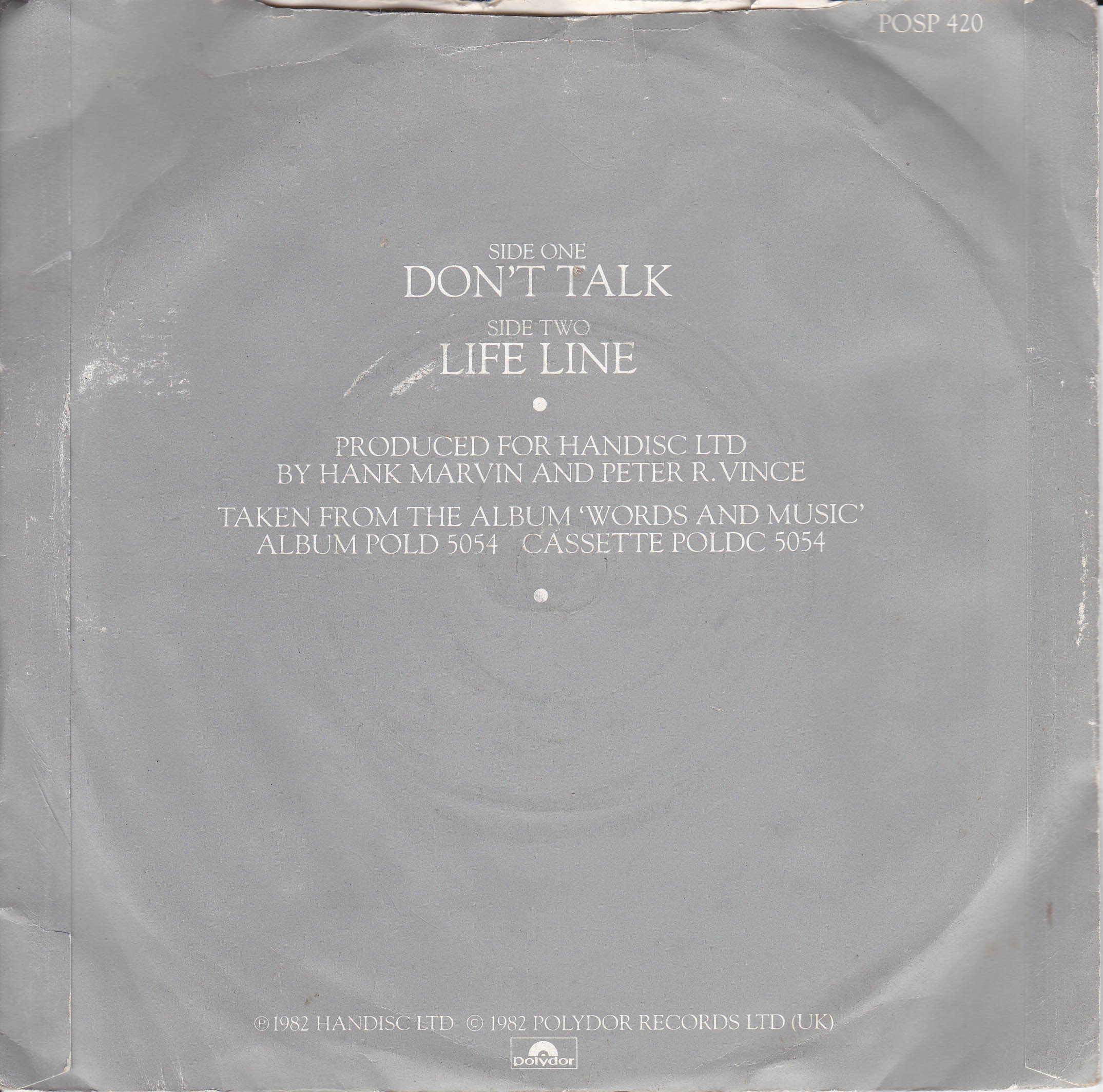 Hank Marvin - Don't Talk (UK)