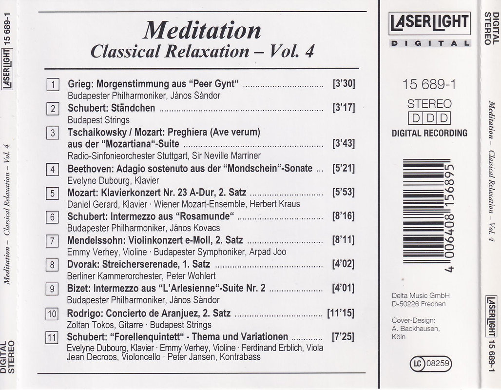 Various – Meditation-Classical Relaxation Vol. 4