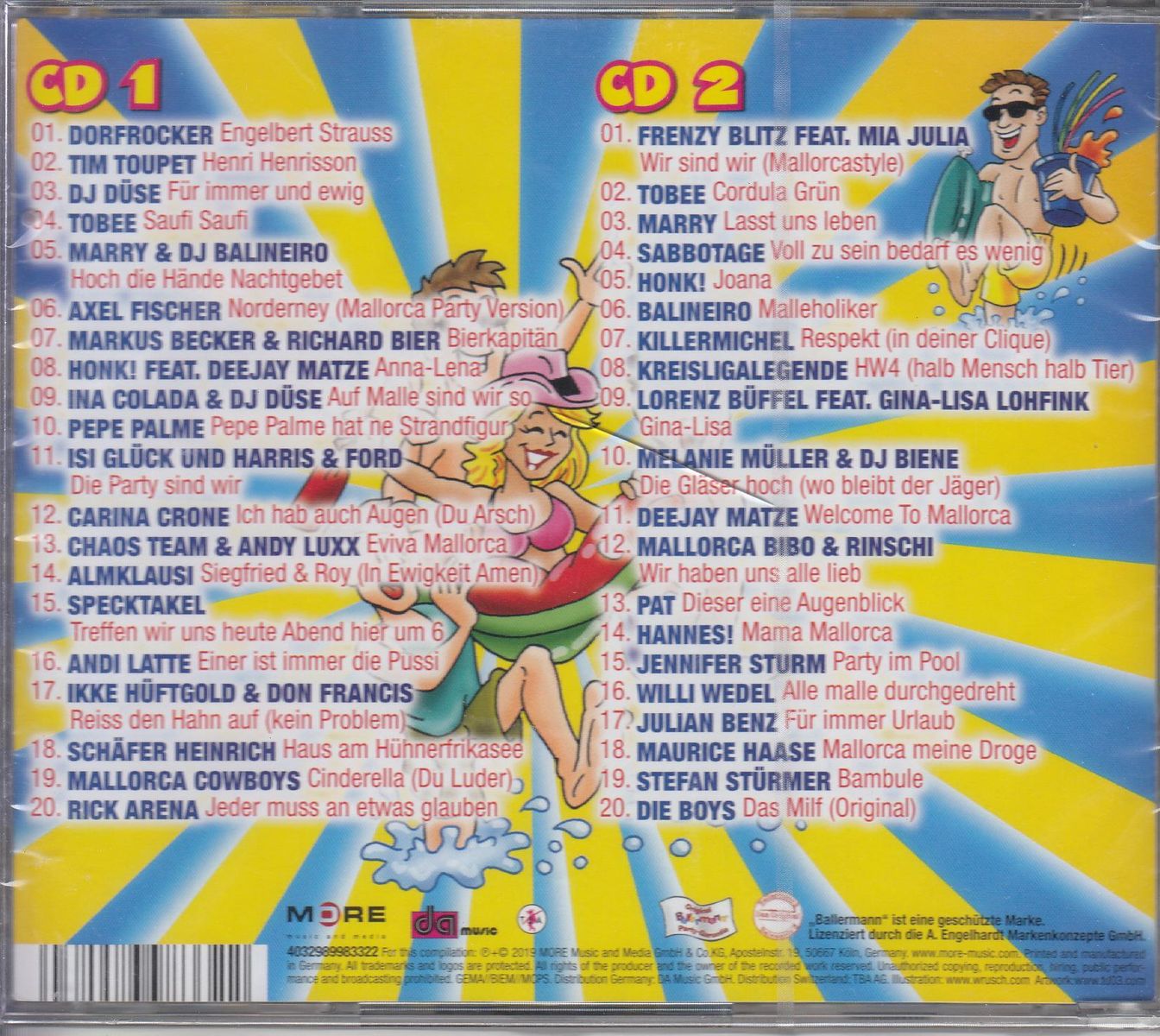 Various - Ballermann Playa Hits 2019 (2 CD)