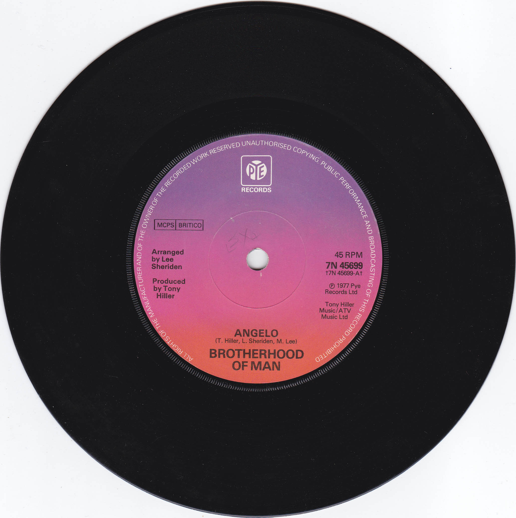 Brotherhood Of Man - Angelo (UK)