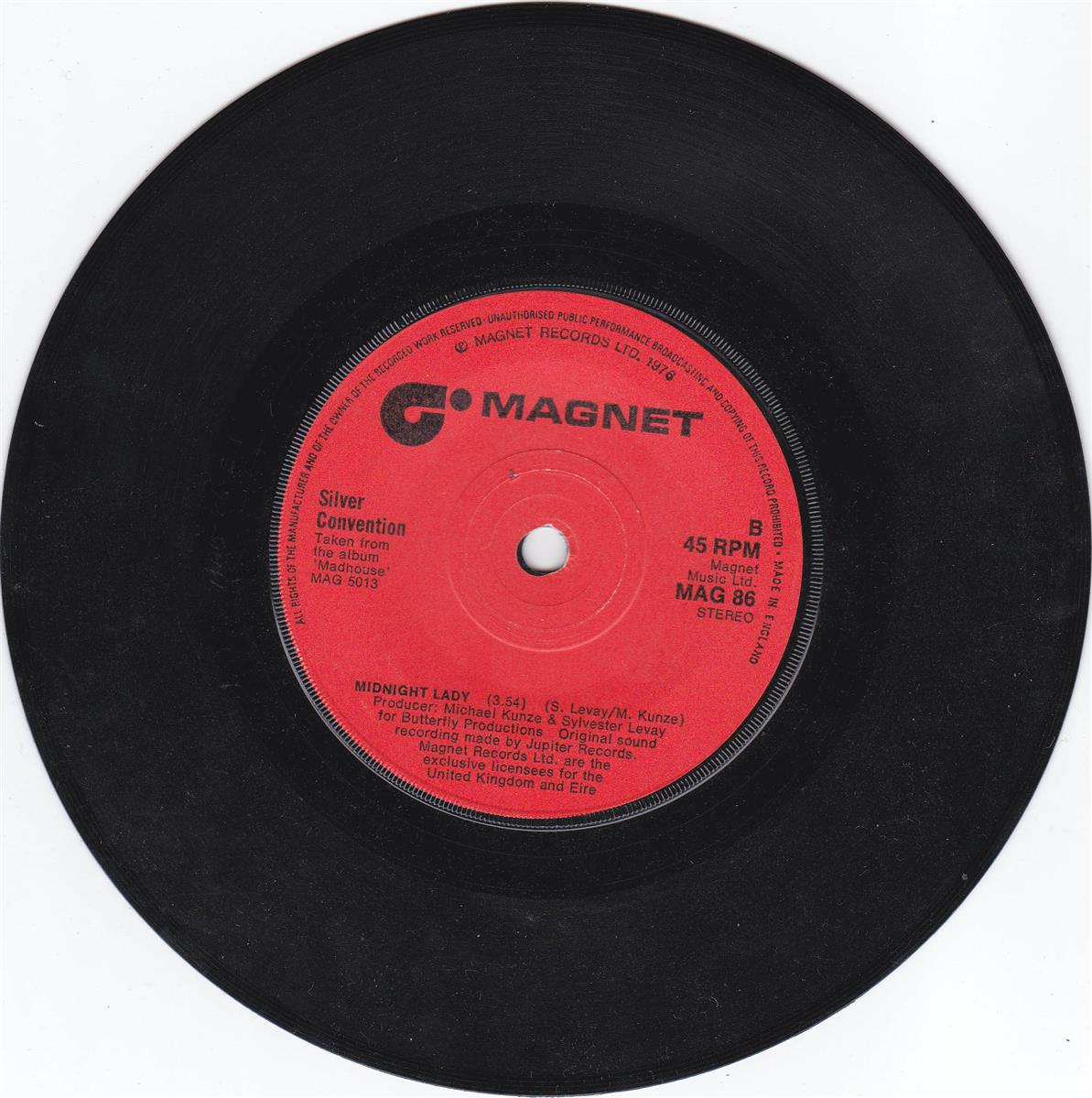 Silver Convention - Telegram (UK)