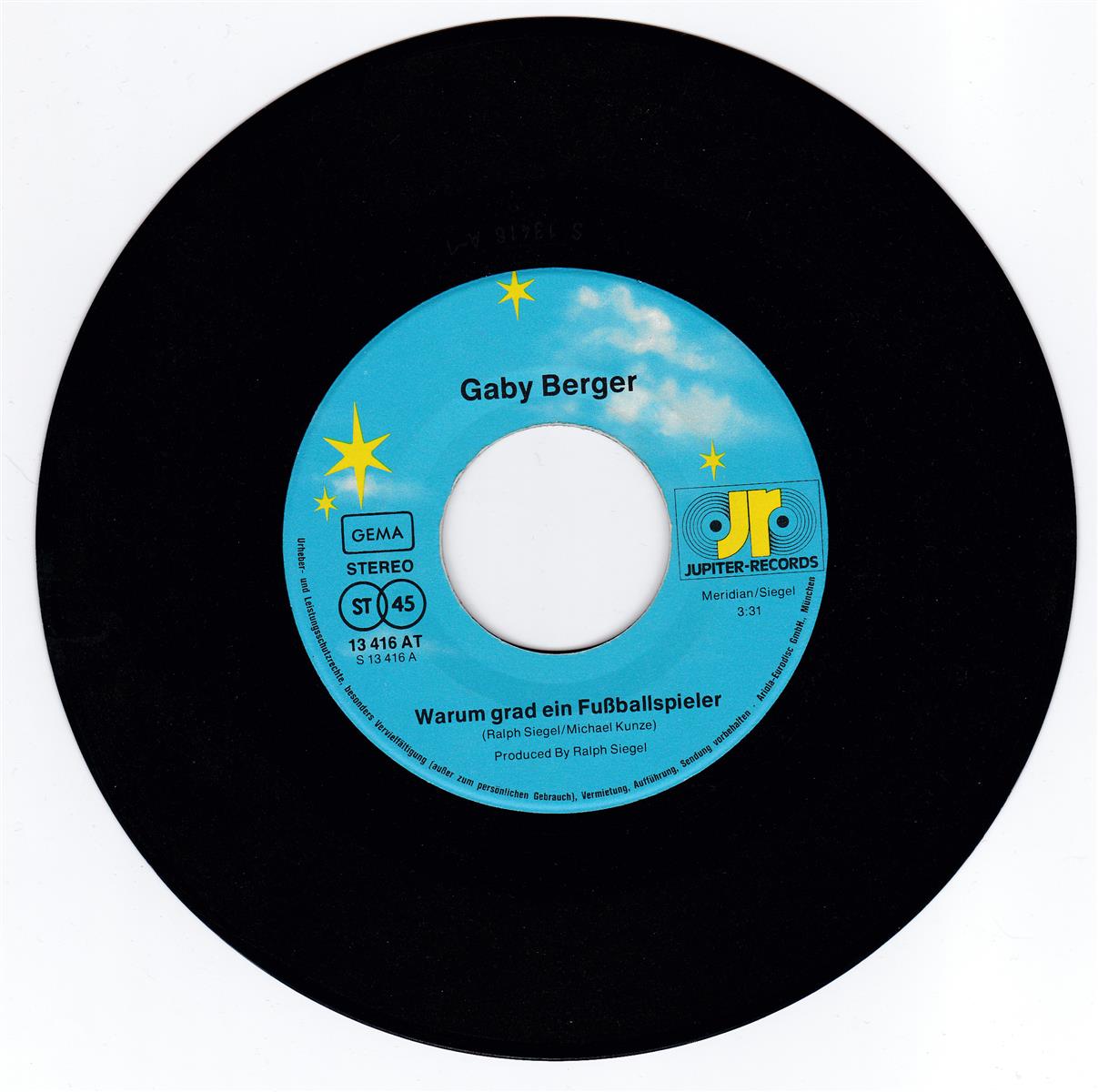 Gaby Berger - Warum grad ein Fußballspieler