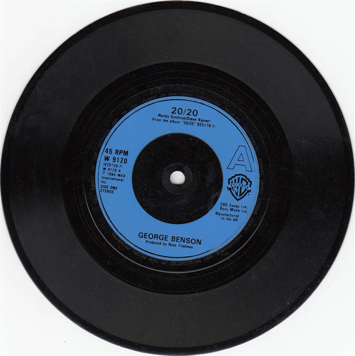 George Benson - 20/20 (UK)