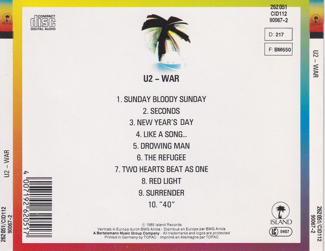 U2 - War