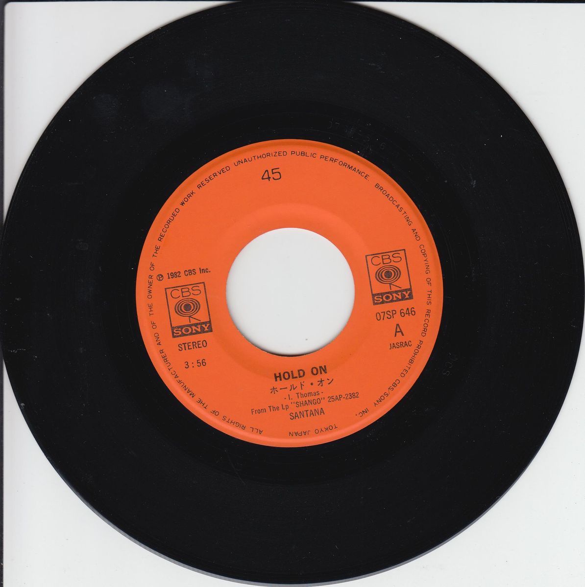 Santana – Hold On (Japan)