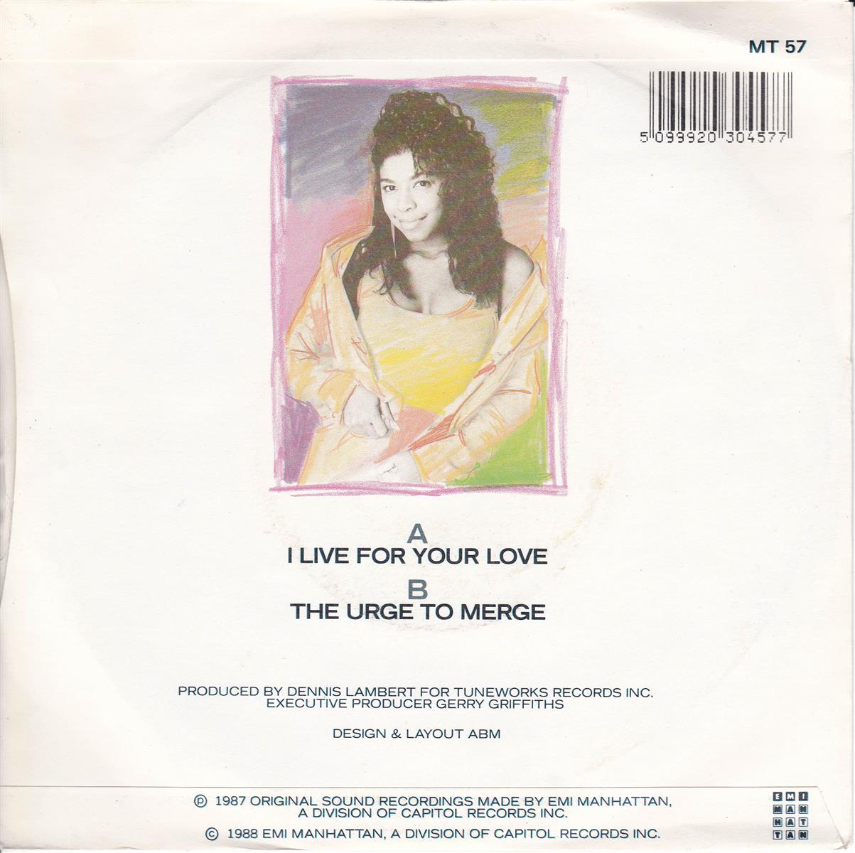 Natalie Cole - I Live For Your Love (UK)