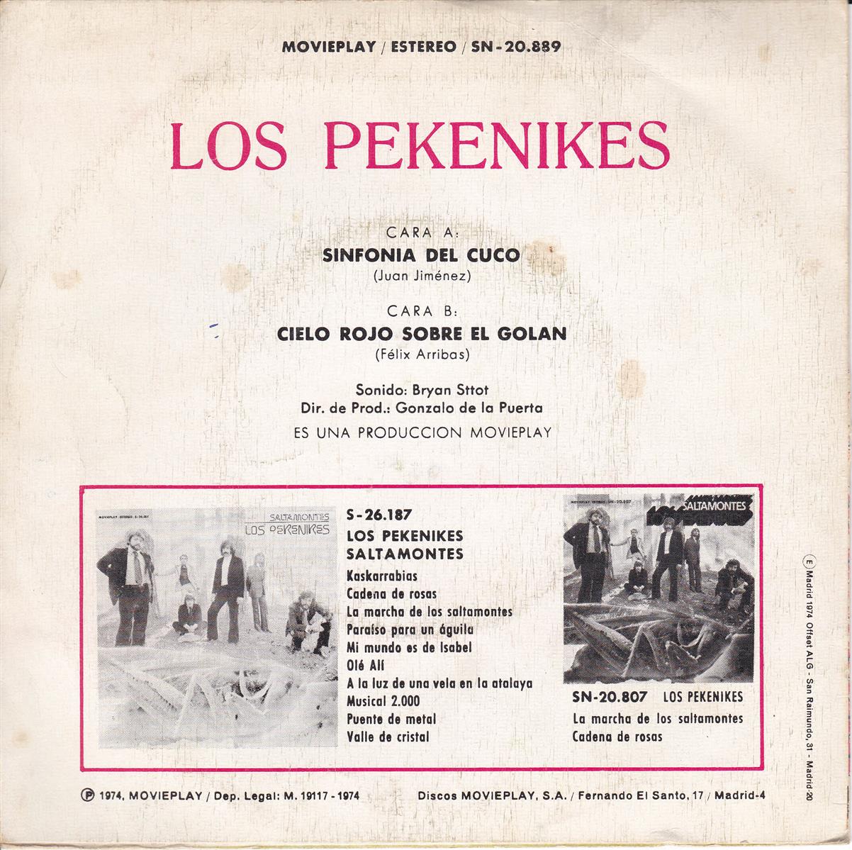 Los Pekenikes - Sinfonia Del Cuco (Spanien)