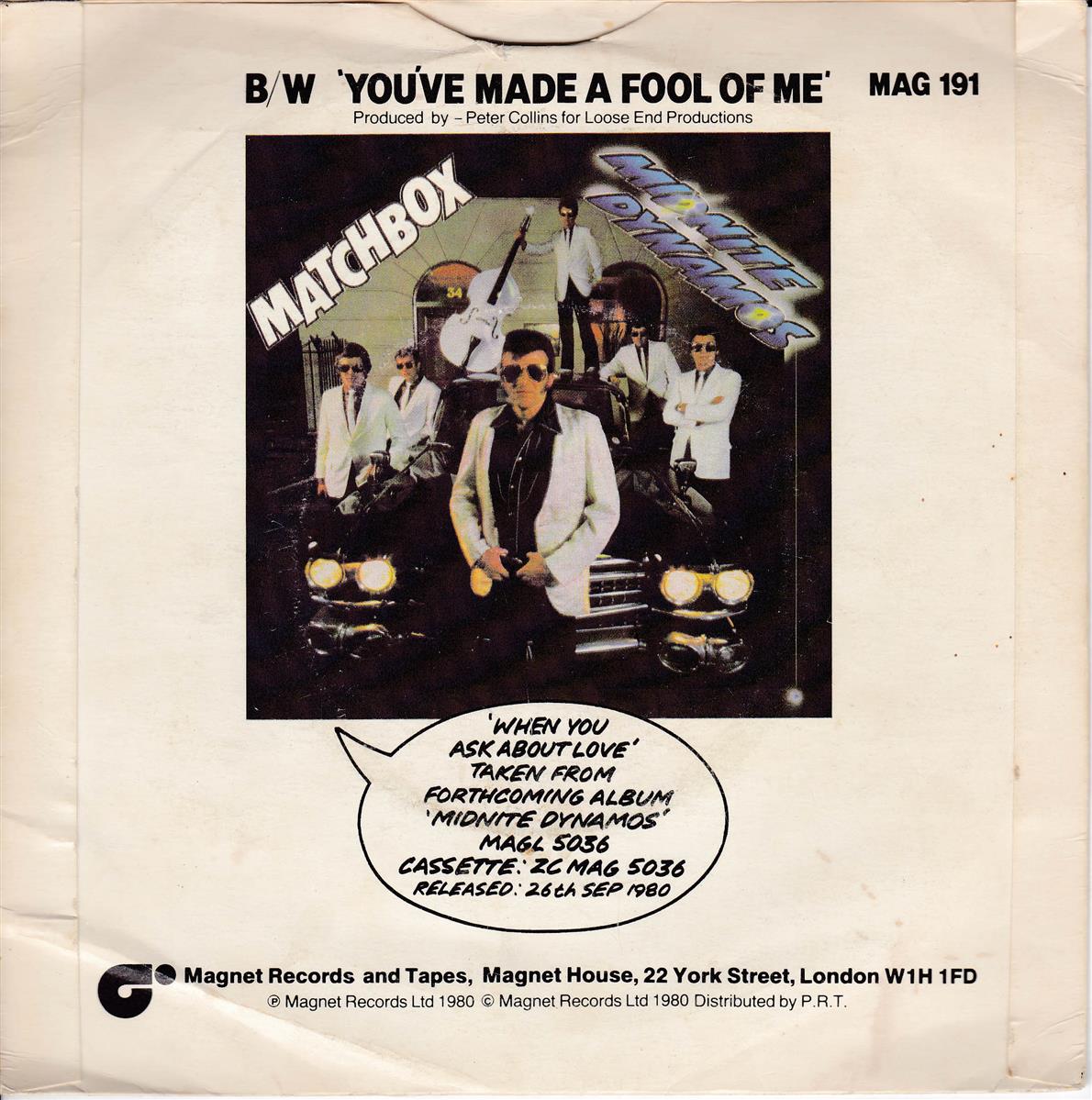 Matchbox - When You Ask About Love (UK)