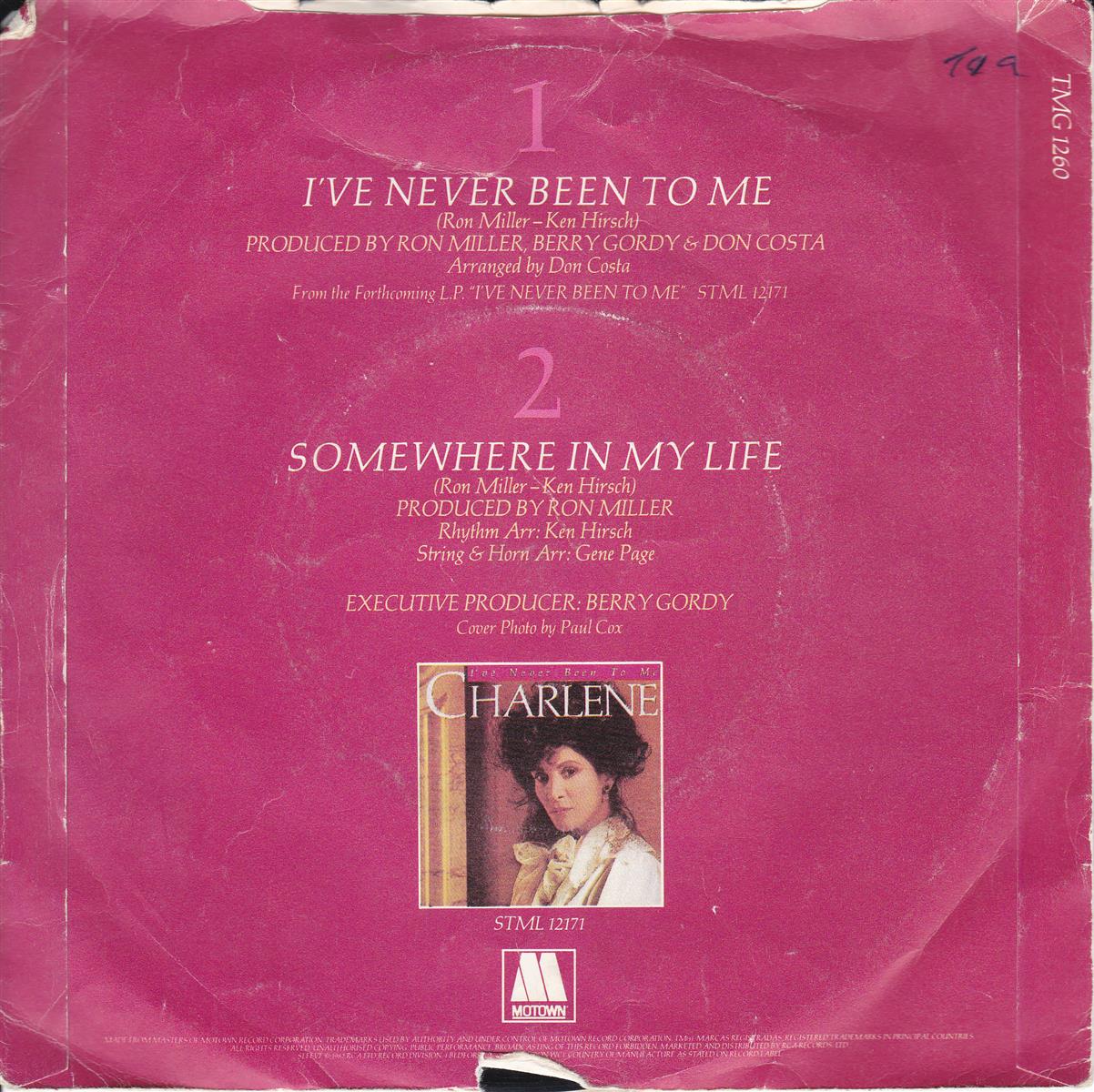 Charlene - I've Never Been To Me (UK)