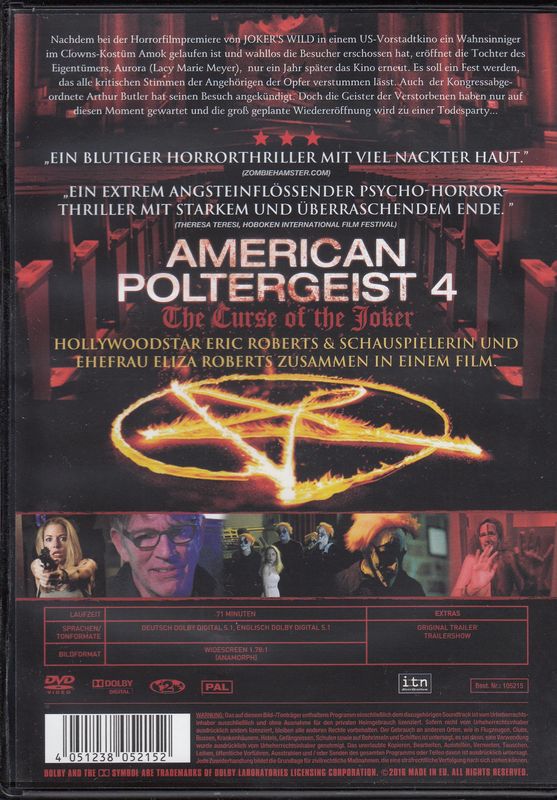 American Poltergeist 4 - The Curse of the Joker (DVD)