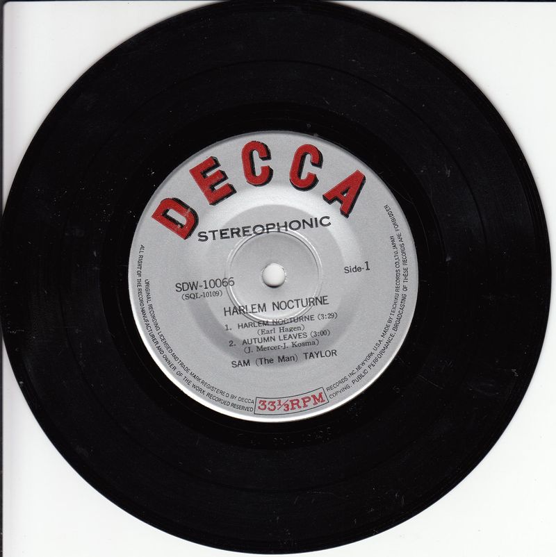 Sam (The Man) Taylor - Harlem Nocturne (Japan)