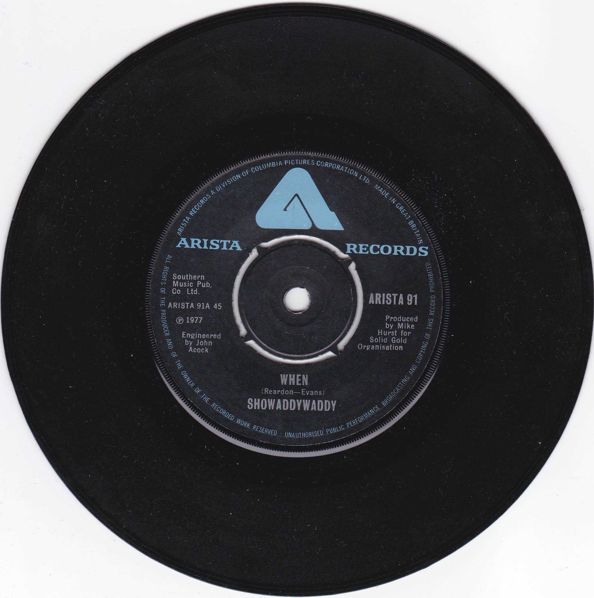 Showaddywaddy - When (UK)