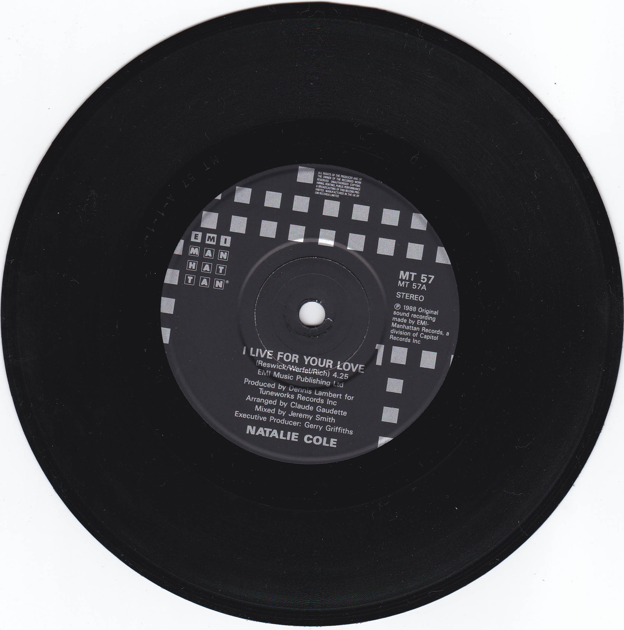 Natalie Cole - I Live For Your Love (UK)