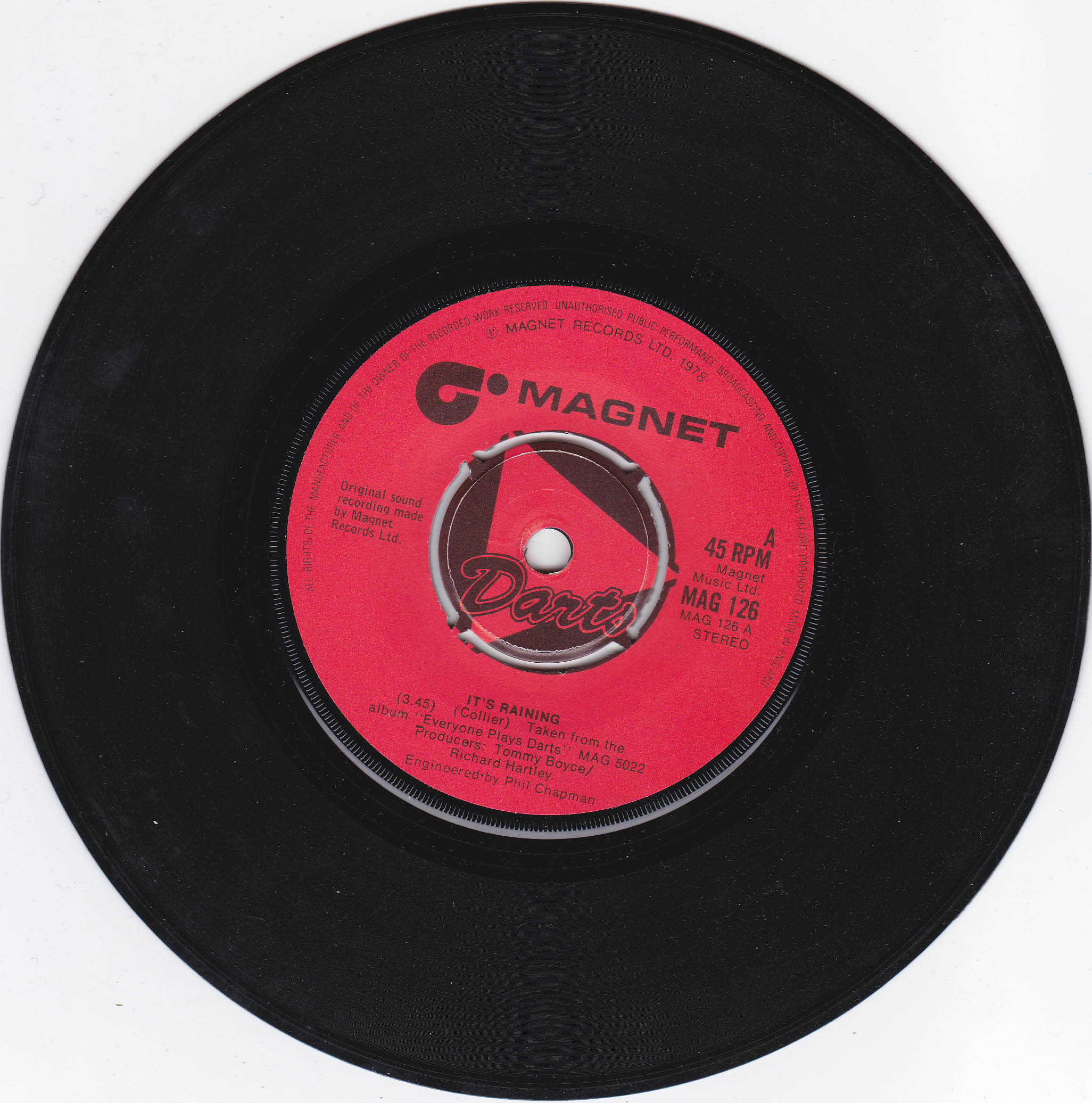 Darts - It's Raining (UK)