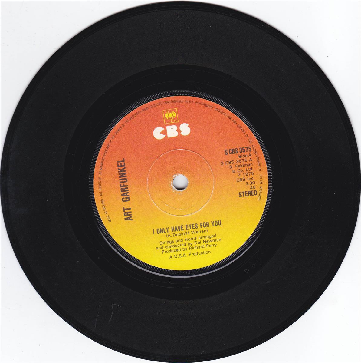 Art Garfunkel - I Only Have Eyes For You (UK)