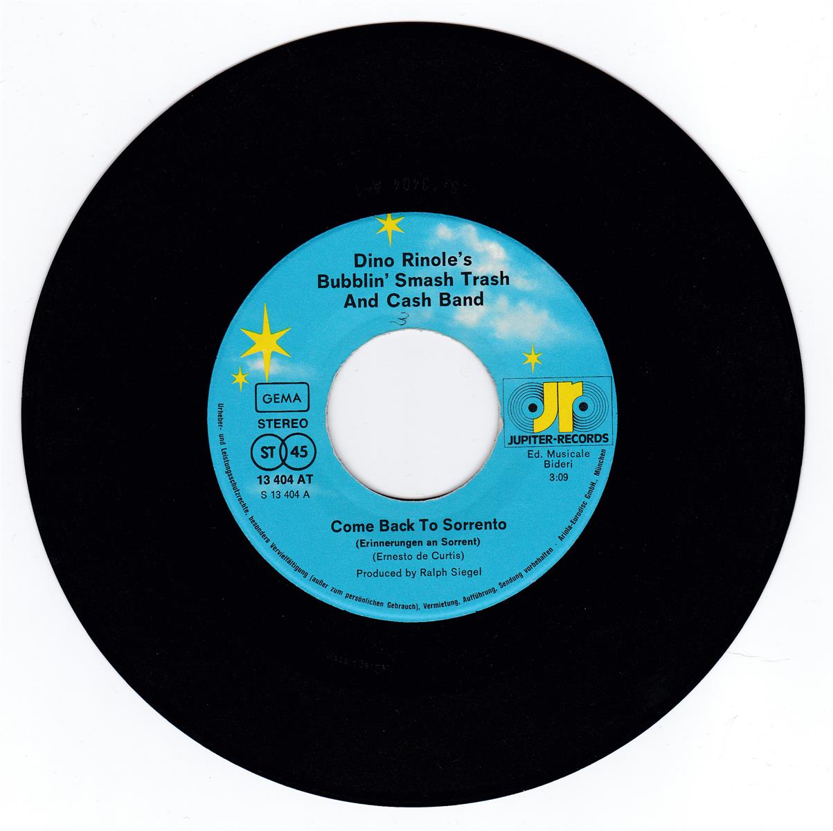 Dino Rinole's Bubblin' Smash Trash And Cash Band - Come Back To Sorrento