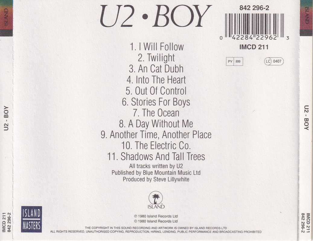 U2 - Boy (UK)