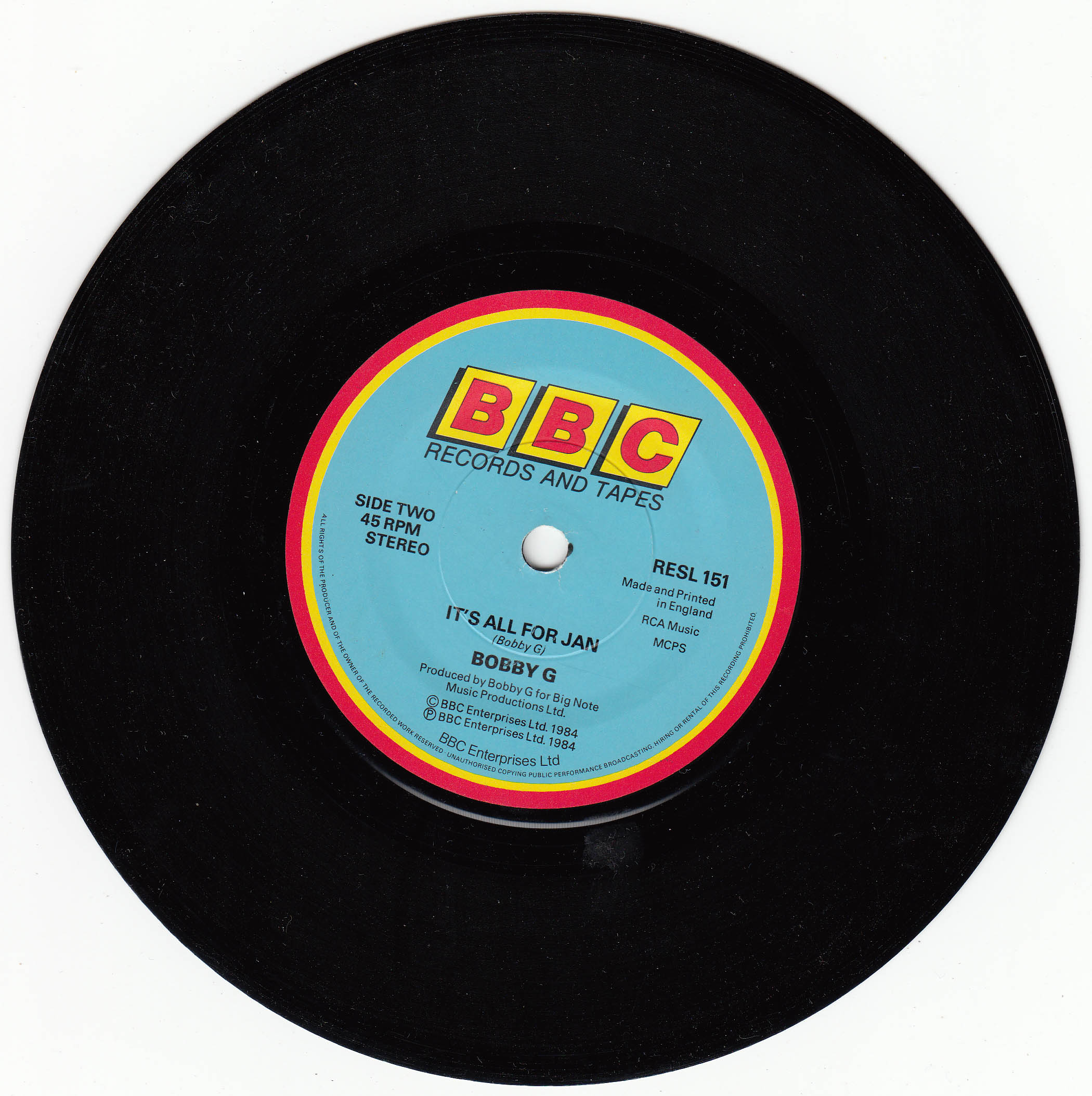 Bobby G - Big Deal (UK)