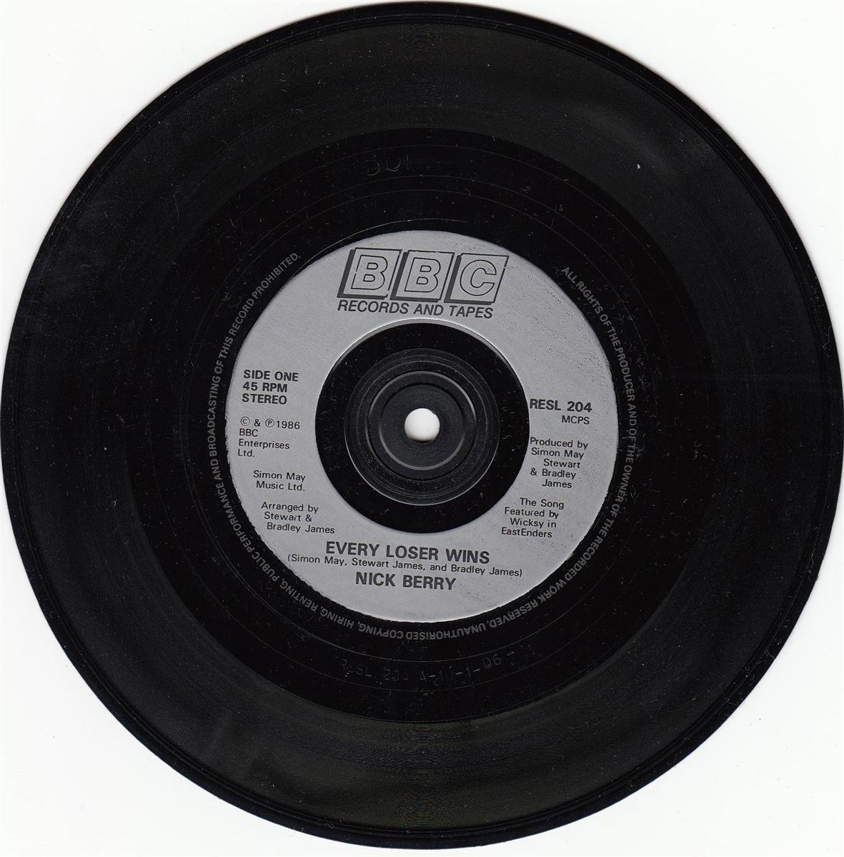 Nick Berry - Every Loser Wins (UK)