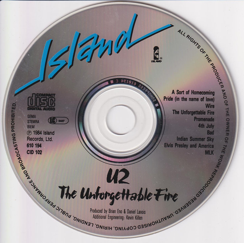 U2 - The Unforgettable Fire