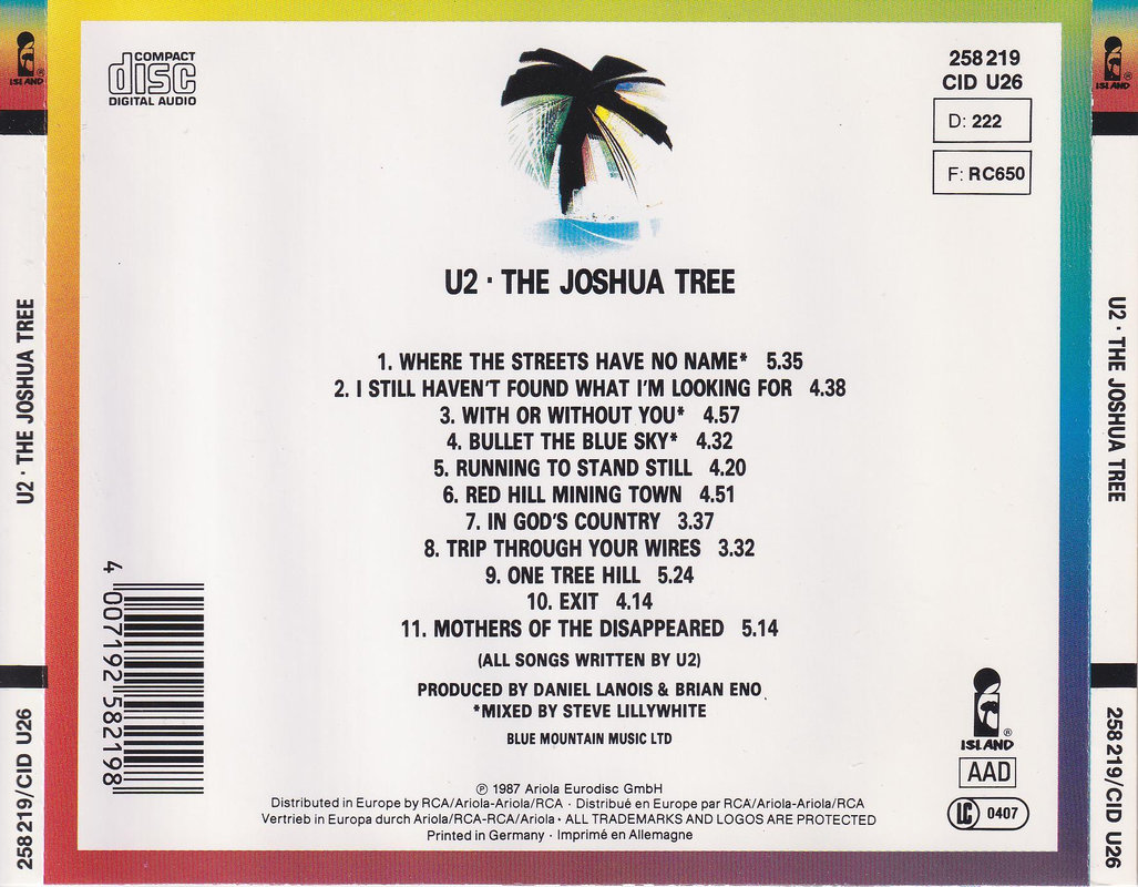 U2 - The Joshua Tree