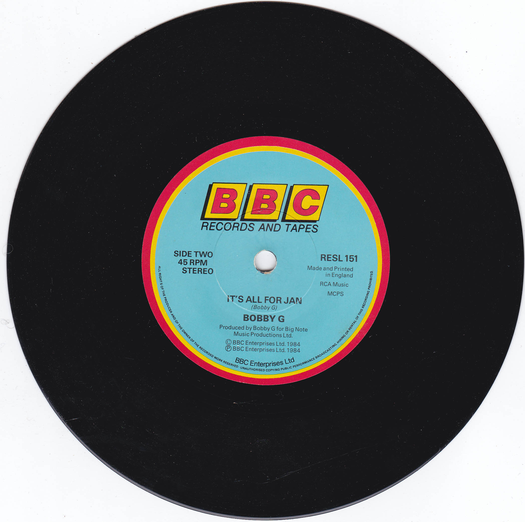 Bobby G - Big Deal (UK)