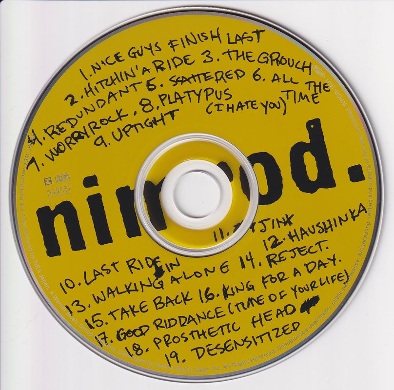 Green Day – Nimrod. (Japan)
