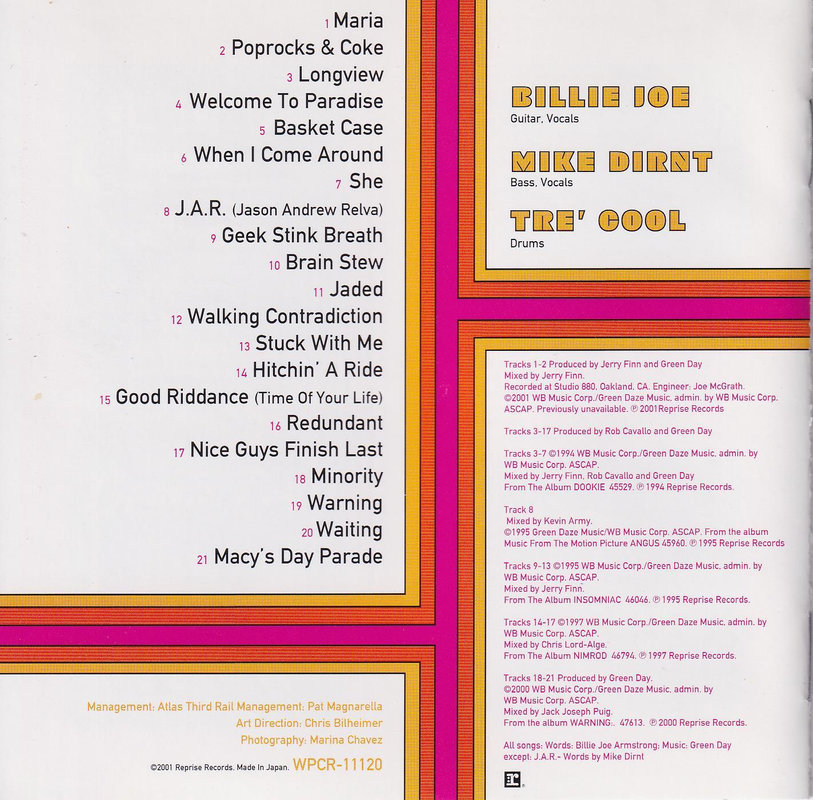 Green Day - International Superhits! (Japan)