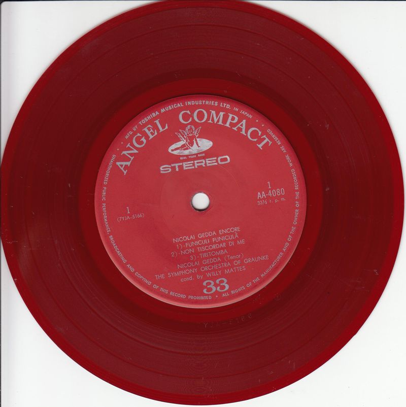 Nicolai Gedda - Encore (Red Vinyl) (Japan)