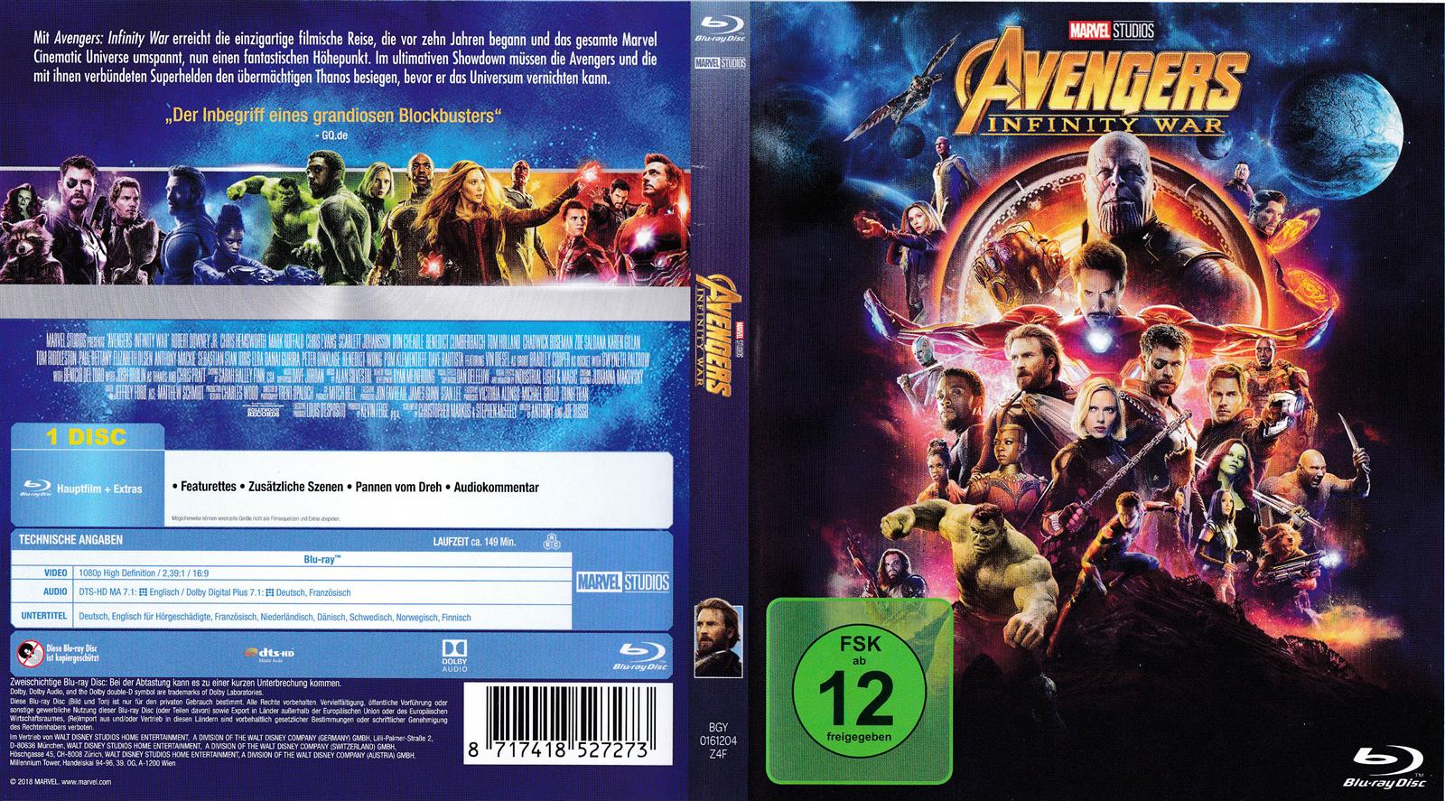 Avengers - Infinity War (BD)