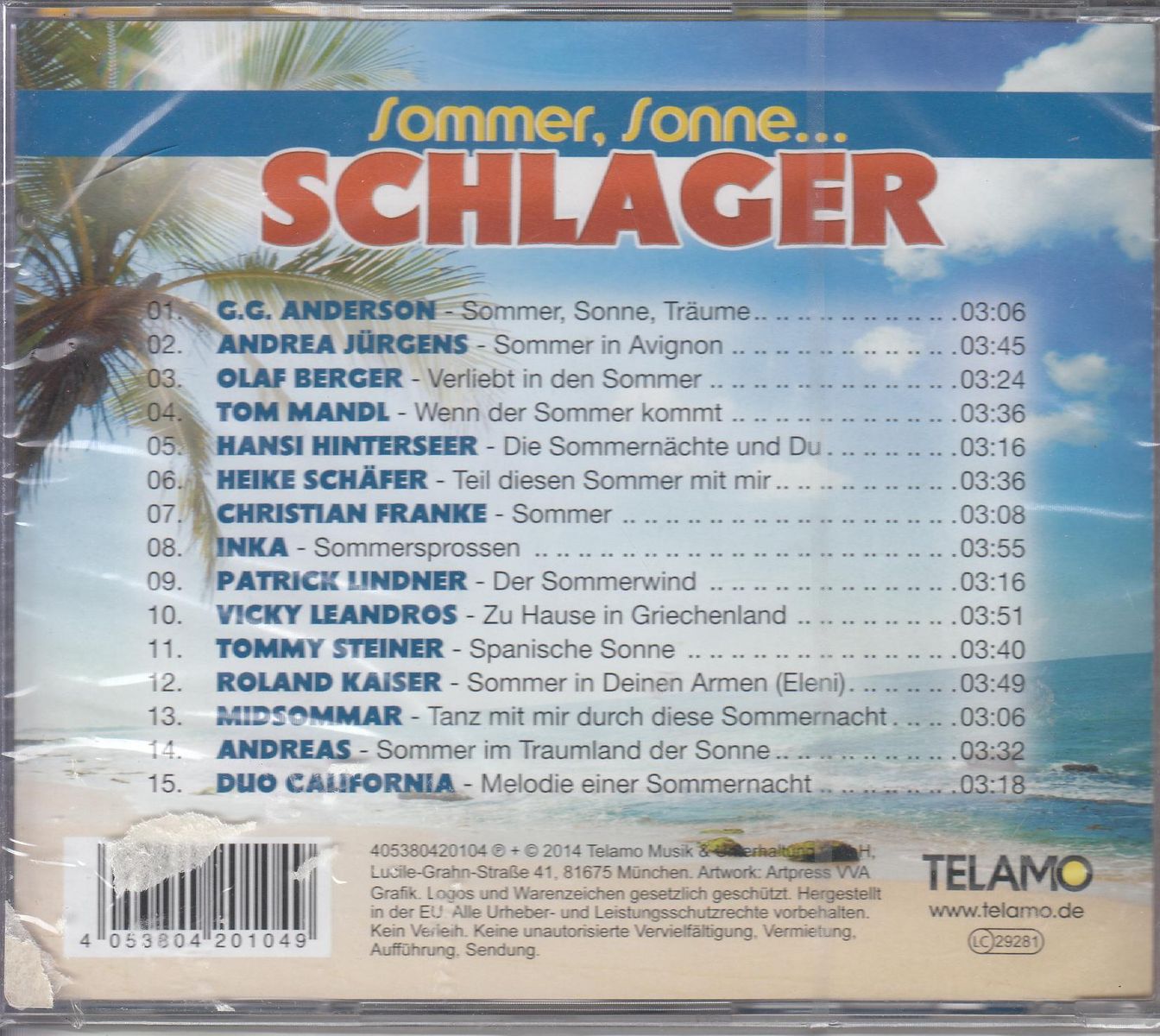 Various - Sommer, Sonne ... Schlager