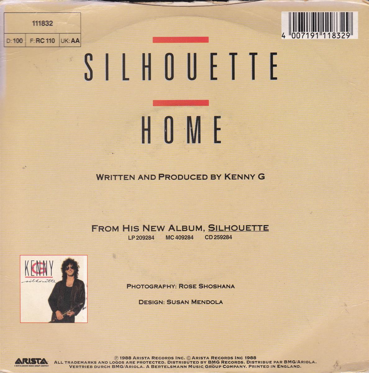 Kenny G - Silhouette (UK)