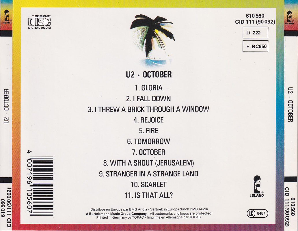 U2 - October